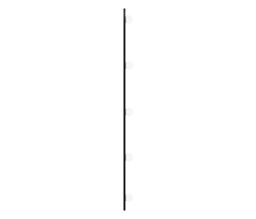 Sienas Spogulis Ar Led Gaismām, 45X100 Cm, Stikls, Ovāls Vidaxl