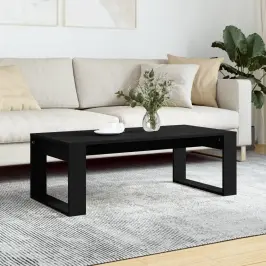 Kafijas Galdiņš, Melns, 102X50X35 Cm, Inženierijas Koks Vidaxl