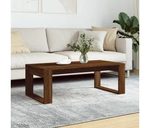 Kafijas Galdiņš, Koka Krāsa, 102X50X35 Cm, Inženierijas Koks Vidaxl