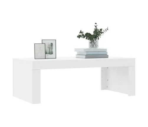 Kavos Staliukas, Baltos Spalvos, 102X50X36cm Apdirbta Mediena