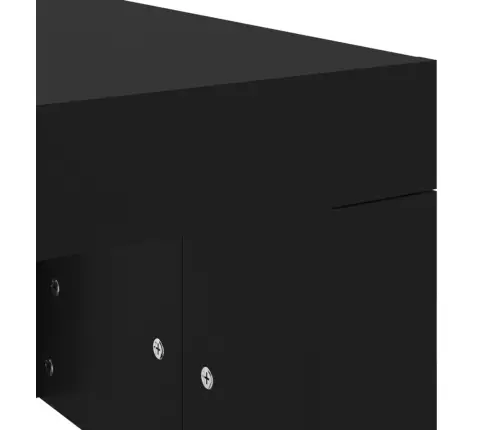 Kohvilaud, Must, 102 X 50 X 36 cm Tehispuit