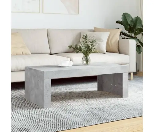 Kafijas Galdiņš, Betona Pelēks, 102X50X36 Cm, Inženierijas Koks Vidaxl