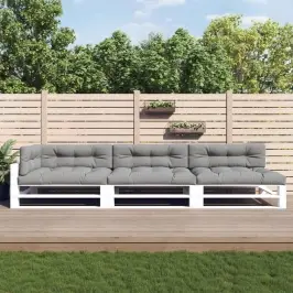 Palečių Pagalvėlės, 7Vnt., Pilkos Spalvos, Audinys