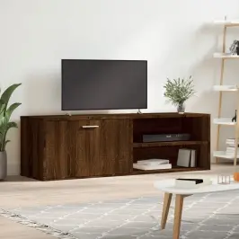 Tv Spintelė, Ruda Ąžuolo, 120X34X37cm Apdirbta Mediena