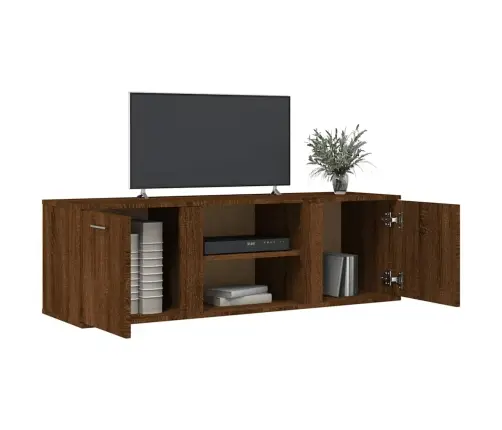 Tv Skapītis, Ozolkoka Krāsa, 120X34X37 Cm, Inženierijas Koks Vidaxl