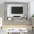 Tv Skapītis, Pelēks Koks, 152X22X113 Cm, Inženierijas Koks Vidaxl
