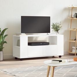 Tv Skapītis, Balts, 102X34,5X43 Cm, Inženierijas Koks Vidaxl