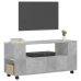Tv Skapītis, Betona Pelēks, 102X34,5X43 Cm, Inženierijas Koks Vidaxl