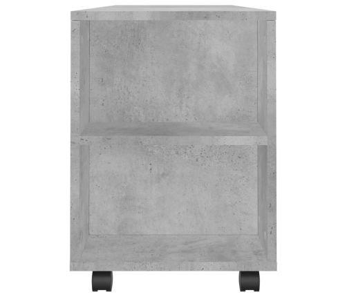 Tv Skapītis, Betona Pelēks, 102X34,5X43 Cm, Inženierijas Koks Vidaxl