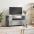 Tv Skapītis, Betona Pelēks, 102X34,5X43 Cm, Inženierijas Koks Vidaxl