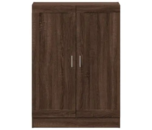 Raamatukapp, Pruun Tamm, 82,5 X 30,5 X 115 cm Tehispuit