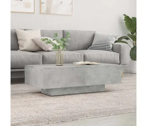 Kafijas Galdiņš, Betona Pelēks, 100X49,5X31 Cm Vidaxl