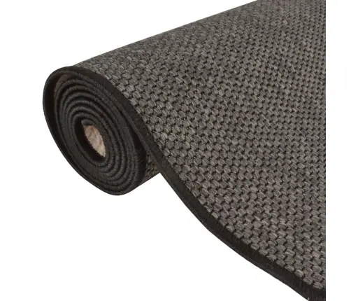 Kilimas-Takelis, Antracito Spalvos, 80X250cm Sizalio Imitacija