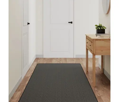 Kilimas-Takelis, Antracito Spalvos, 80X300cm Sizalio Imitacija