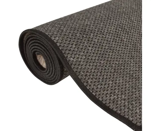 Paklājs, Sizala Izskats, Antracītpelēks, 80X400 Cm Vidaxl