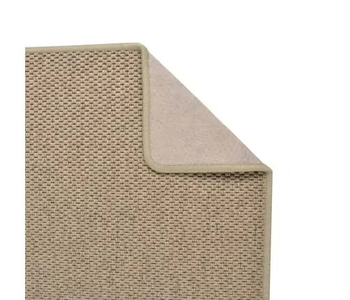 Paklājs, Sizala Izskats, Smilšu Krāsa, 80X200 Cm Vidaxl