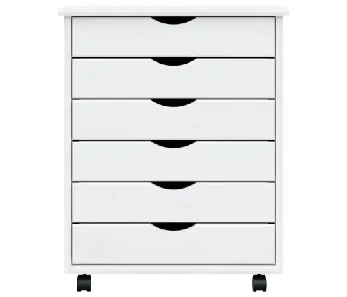 Spintelė Su Ratukais Moss, Balta, Pušies Masyvas