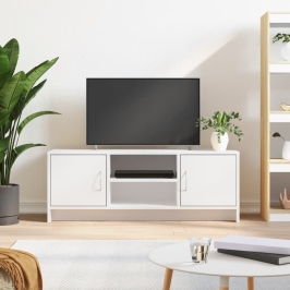 Tv Skapītis, Balts, 102X30X37,5 Cm, Inženierijas Koks Vidaxl