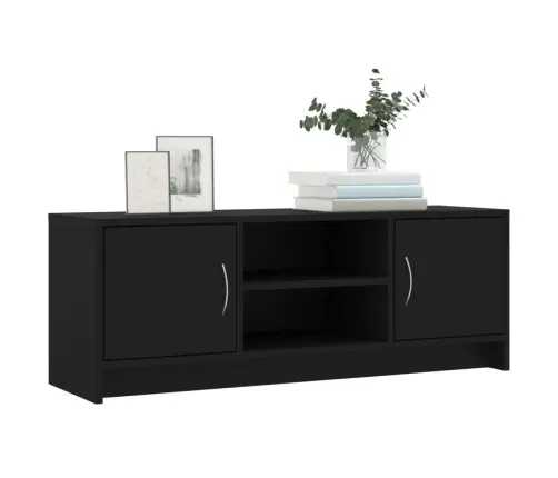 Tv Skapītis, Melns, 102X30X37,5 Cm, Inženierijas Koks Vidaxl