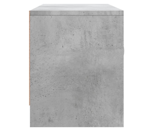 Telerikapp, Betoonhall, 102X30X37,5 cm Tehispuit