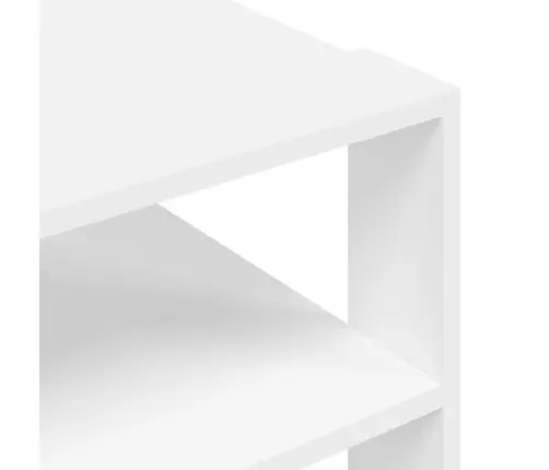 Kafijas Galdiņš, Balts, 59,5X59,5X40 Cm, Inženierijas Koks Vidaxl