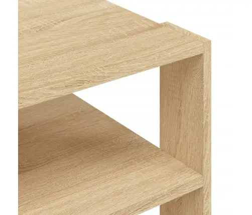 Kafijas Galdiņš, Ozola Krāsa, 59,5X59,5X40Cm, Inženierijas Koks Vidaxl