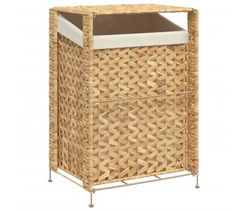 Veļas Grozs, 44X34X64 Cm, Ūdens Hiacinte Vidaxl