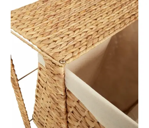 Veļas Grozs, 44X34X64 Cm, Ūdens Hiacinte Vidaxl