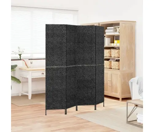 Kambario Pertvara, 4 Dalių, Juoda, 163X180cm Vandens Hiacintas