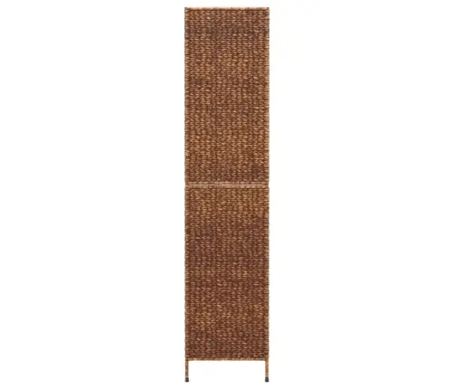 Istabas Aizslietnis, 5 Paneļi, 205X180Cm, Ūdens Hiacinte, Brūns Vidaxl