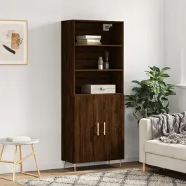 Augstais Skapis, Ozolkoka, 69,5X34X180 Cm, Inženierijas Koks Vidaxl
