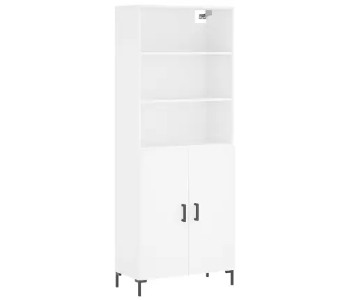 Augstais Skapis, Balts, 69,5X34X180 Cm, Inženierijas Koks Vidaxl