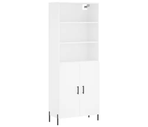 Komoda, Baltos Spalvos, 69,5X34X180cm Apdirbta Mediena