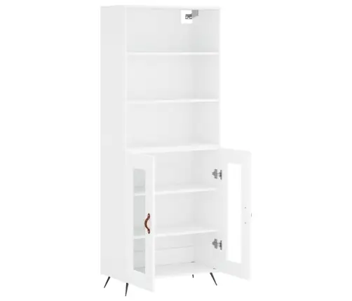 Augstais Skapis, Balts, 69,5X34X180 Cm, Inženierijas Koks Vidaxl Augstais Skapis, Balts, 69,5X34X180 Cm, Inženierijas Koks Vidaxl