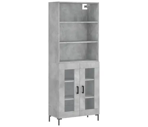 Kõrge Kapp, Betoonhall, 69,5 X 34 X 180 cmTehispuit