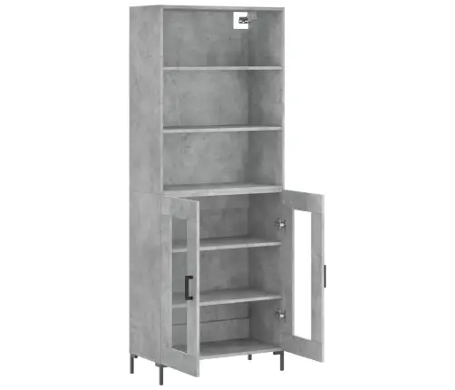 Kõrge Kapp, Betoonhall, 69,5 X 34 X 180 cmTehispuit