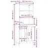 Augstais Skapis, Balts, 69,5X34X180 Cm, Inženierijas Koks Vidaxl Augstais Skapis, Balts, 69,5X34X180 Cm, Inženierijas Koks Vidaxl