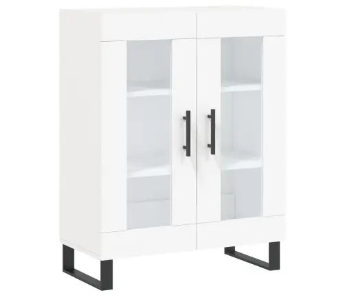 Kõrge Kapp, Valge, 69,5 X 34 X 180 cm Tehispuit