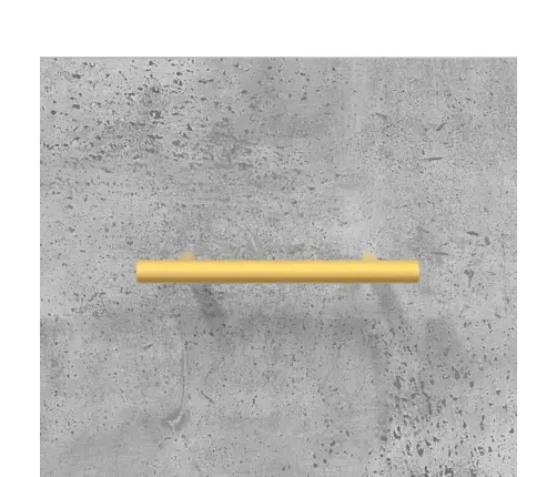 Komoda, Betono Pilkos Spalvos, 69,5X34X180cm Apdirbta Mediena