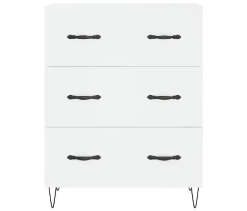 Augstais Skapis, Balts, 69,5X34X180 Cm, Inženierijas Koks Vidaxl