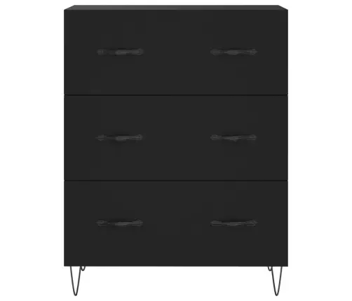 Augstais Skapis, Melns, 69,5X34X180 Cm, Inženierijas Koks Vidaxl