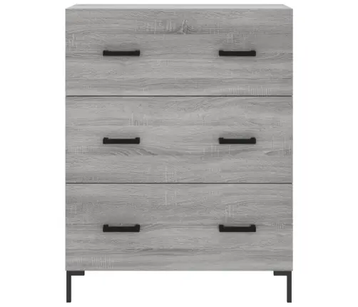 Augstais Skapis, Pelēks, 69,5X34X180 Cm, Inženierijas Koks Vidaxl