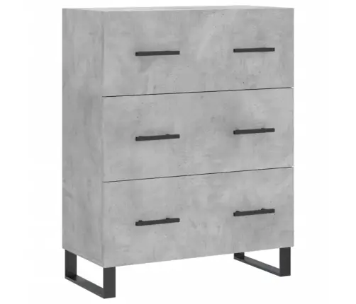 Augstais Skapis, Pelēks, 69,5X34X180 Cm, Inženierijas Koks Vidaxl