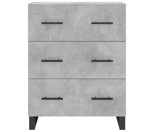 Augstais Skapis, Pelēks, 69,5X34X180 Cm, Inženierijas Koks Vidaxl