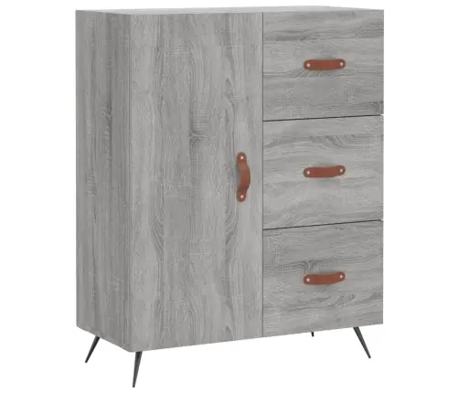 Kõrge Kapp, Hall Sonoma Tamm, 69,5 X 34 X 180 cm Tehispuit