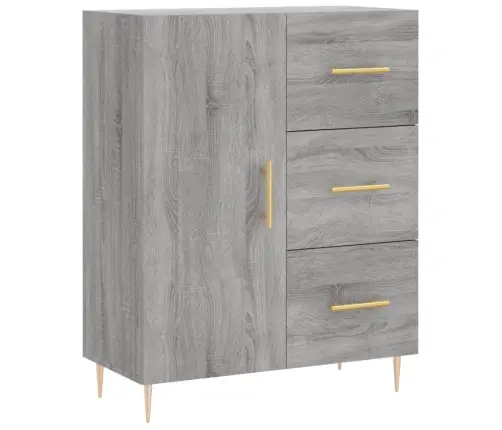 Augstais Skapis, Pelēks, 69,5X34X180 Cm, Inženierijas Koks Vidaxl