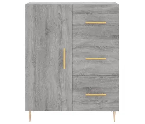 Augstais Skapis, Pelēks, 69,5X34X180 Cm, Inženierijas Koks Vidaxl