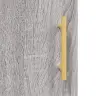 Augstais Skapis, Pelēks, 69,5X34X180 Cm, Inženierijas Koks Vidaxl