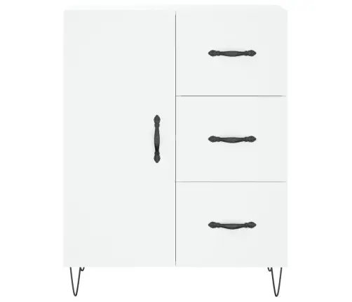Kõrge Kapp, Valge, 69,5 X 34 X 180 cm Tehispuit