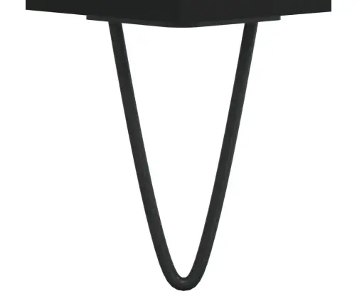 Kõrge Kapp, Must, 69,5 X 34 X 180 cm Tehispuit